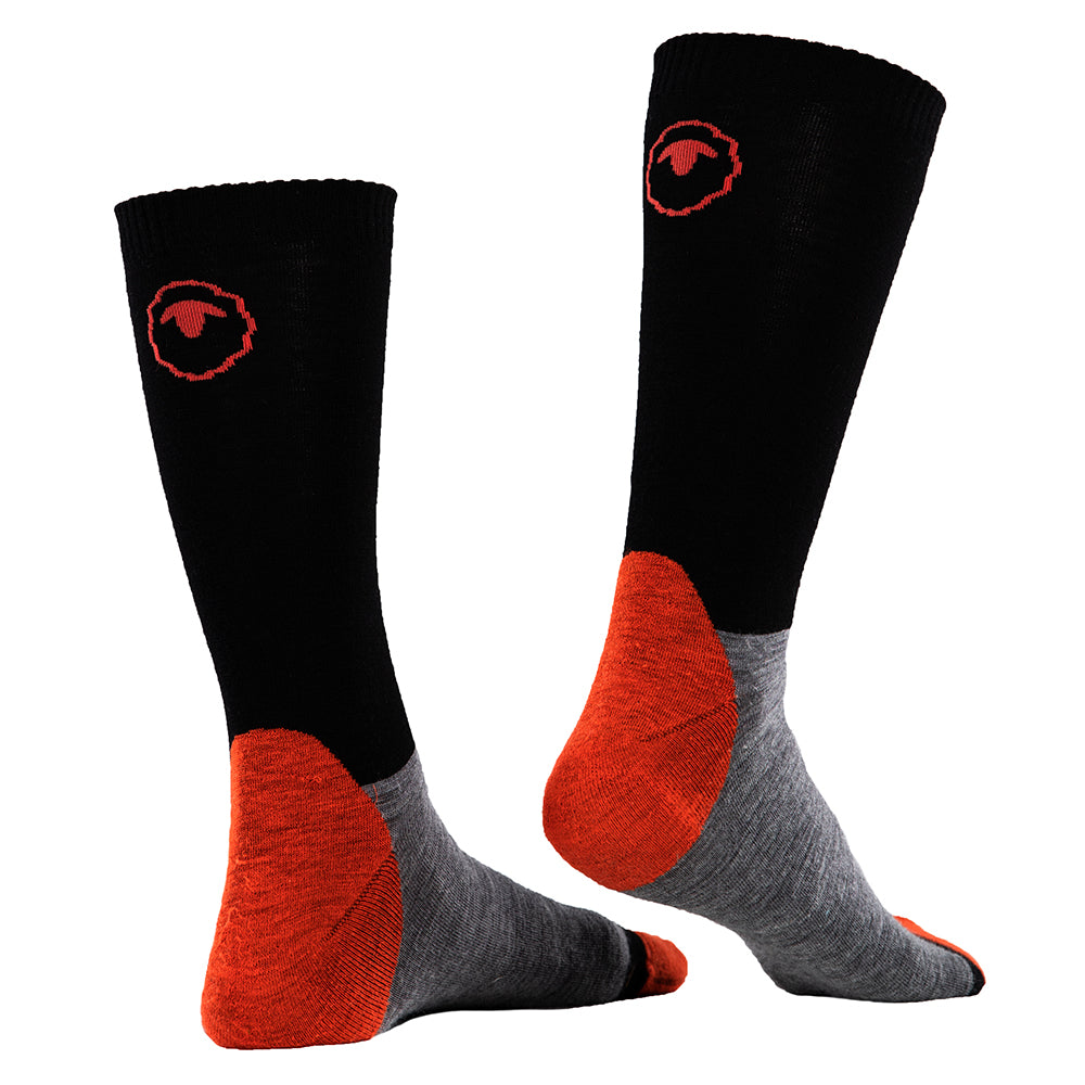 Isobaa | Merino Blend Everyday Socks (3 Pack - Black/Charcoal) | Discover the ultimate everyday sock with Isobaa's Merino blend (3-pack).