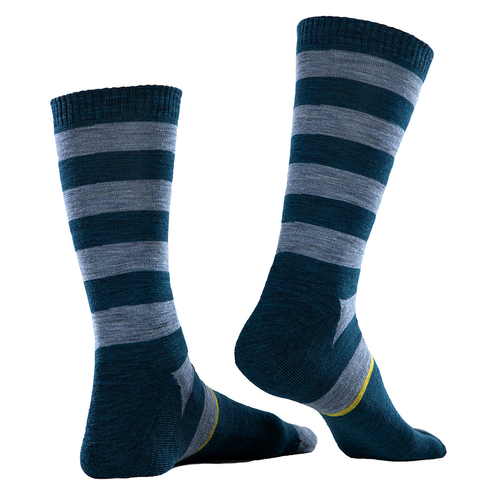 Isobaa | Merino Blend Everyday Socks (3 Pack - Petrol/Sky) | Discover the ultimate everyday sock with Isobaa's Merino blend (3-pack).