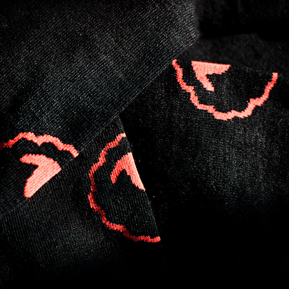 Merino Blend Everyday Socks (3 Pack - Black)