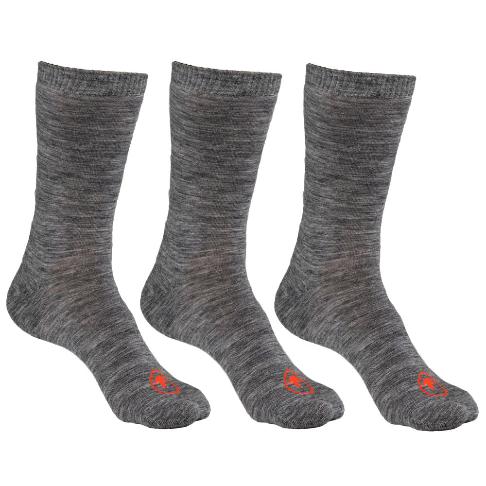 Isobaa | Merino Blend Everyday Socks (3 Pack - Charcoal) | Discover the ultimate everyday sock with Isobaa's Merino blend (3-pack).