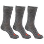 Merino Blend Everyday Socks (3 Pack - Charcoal)