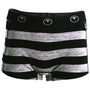 Womens Merino 180 Hipster Shorts (Black/Charcoal)