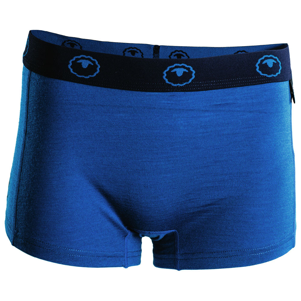 Womens Merino 180 Hipster Shorts (Blue)