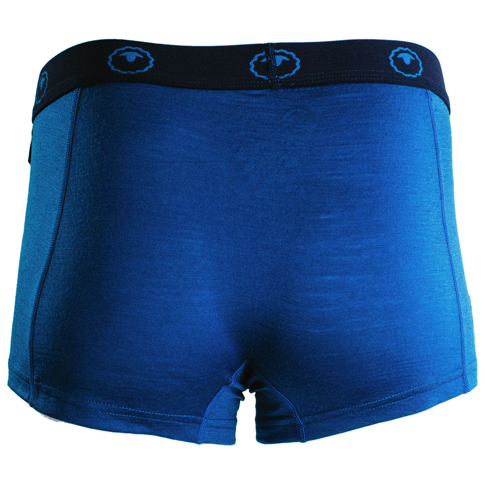 Isobaa | Womens Merino 180 Hipster Shorts (Blue) | Conquer any activity in comfort with Isobaa's superfine Merino hipster shorts.