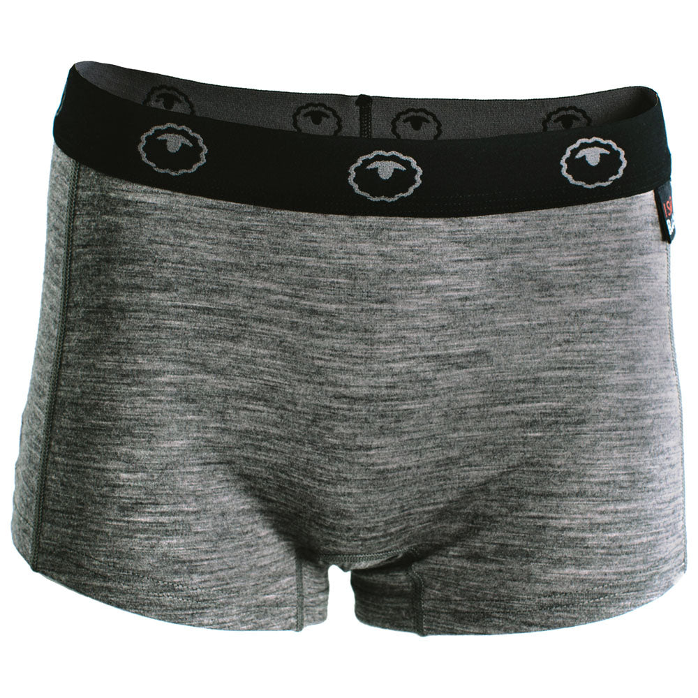 Isobaa | Womens Merino 180 Hipster Shorts (Charcoal) | Conquer any activity in comfort with Isobaa's superfine Merino hipster shorts.