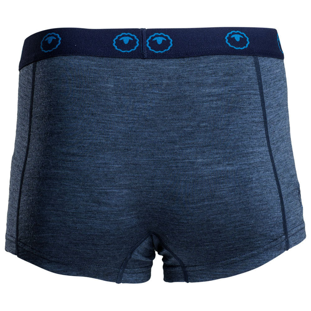 Isobaa | Womens Merino 180 Hipster Shorts (Denim) | Conquer any activity in comfort with Isobaa's superfine Merino hipster shorts.