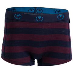Womens Merino 180 Hipster Shorts (Navy/Wine)