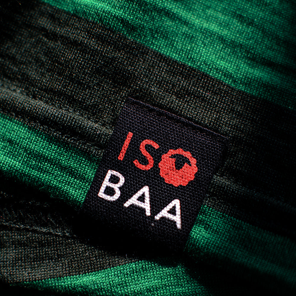 Isobaa | Womens Merino 180 Long Sleeve Crew (Forest/Green) | Get outdoors with the ultimate Merino wool long-sleeve top.