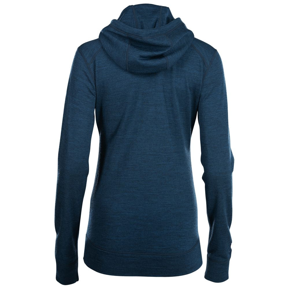 Womens Merino 260 Casual Hoodie (Petrol)