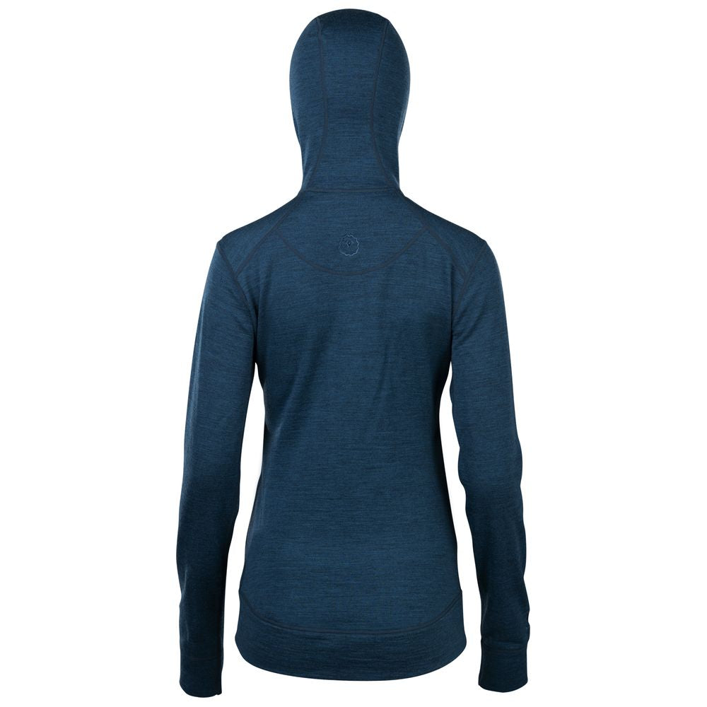Womens Merino 260 Casual Hoodie (Petrol)