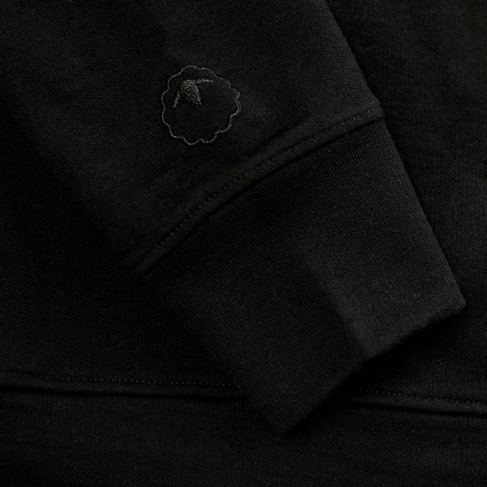 Isobaa | Womens Merino 260 Lounge Hoodie (Black/Smoke) | Experience the best in comfort and performance with our midweight 260gm Merino wool pullover hoodie.