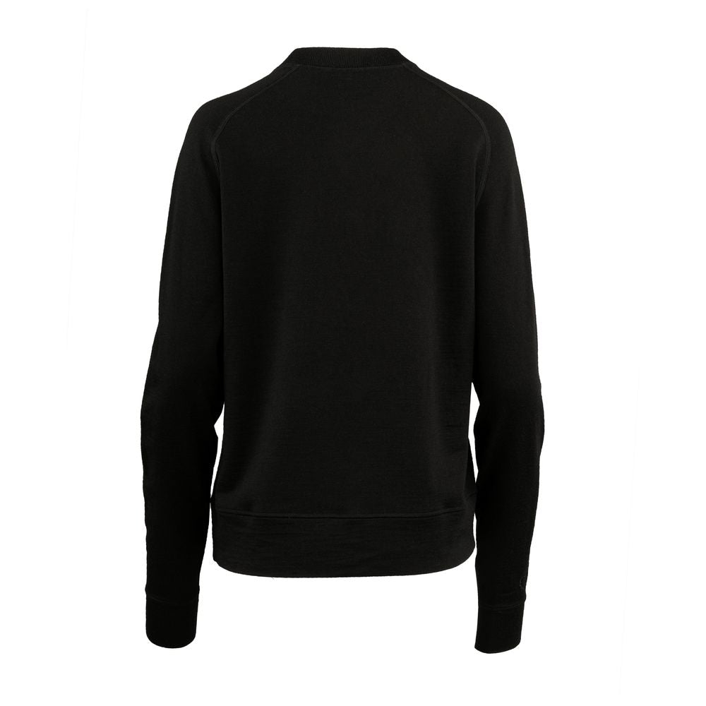 Womens Merino 260 Lounge Sweatshirt (Black)