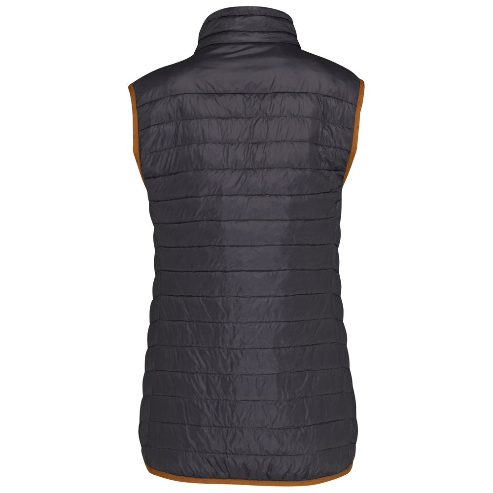 Isobaa | Womens Merino Wool Insulated Gilet (Smoke/Mustard) | Fight the chill with our innovative Merino gilet.