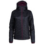 Womens Merino Wool Insulated Jacket (Black/Wine)