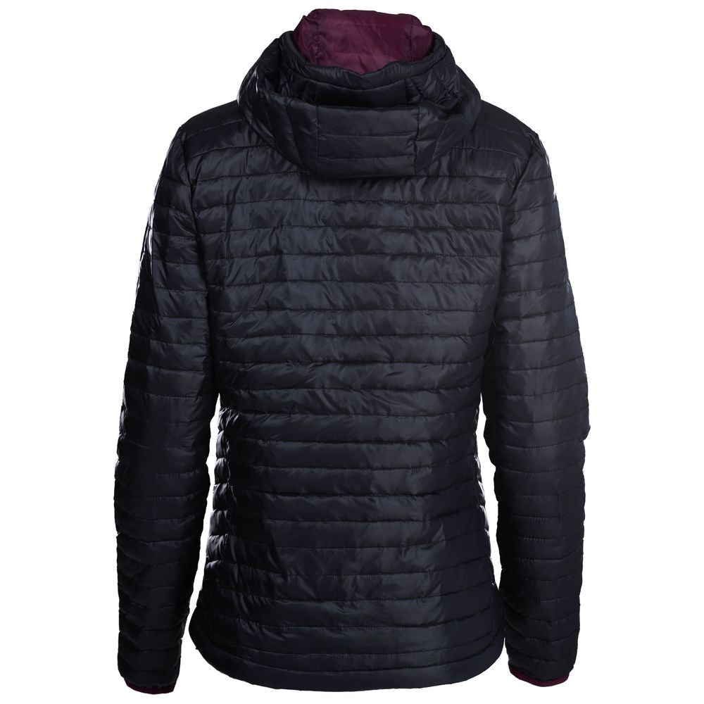 Isobaa | Womens Merino Wool Insulated Jacket (Black/Wine) | Innovative and sustainable design with our Merino jacket.