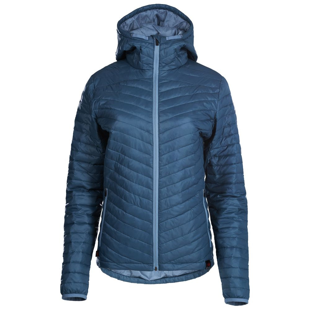 Isobaa | Womens Merino Wool Insulated Jacket (Petrol/Sky) | Innovative and sustainable design with our Merino jacket.